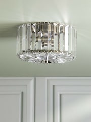 Laura Ashley Brass Fernhurst 3 Light Flush - Image 2 of 6