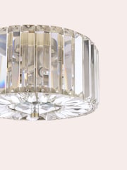 Laura Ashley Brass Fernhurst 3 Light Flush - Image 5 of 6