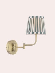 Laura Ashley Brass Denwick 1 Wall Light - Image 3 of 6