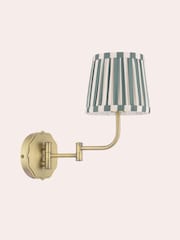 Laura Ashley Brass Denwick 1 Wall Light - Image 4 of 6
