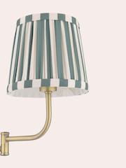 Laura Ashley Brass Denwick 1 Wall Light - Image 5 of 6