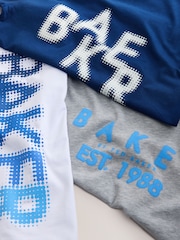 Baker by Ted Baker 3 Pack Graphic Print T-Shirts - Image 6 of 7