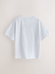 Baker by Ted Baker 3 Pack Embroidered Logo Stone/White/Black T-Shirts - Image 5 of 9