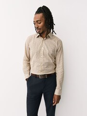 Gule små blomstrete - Langermet Skjorter - Bilde 1 av 7