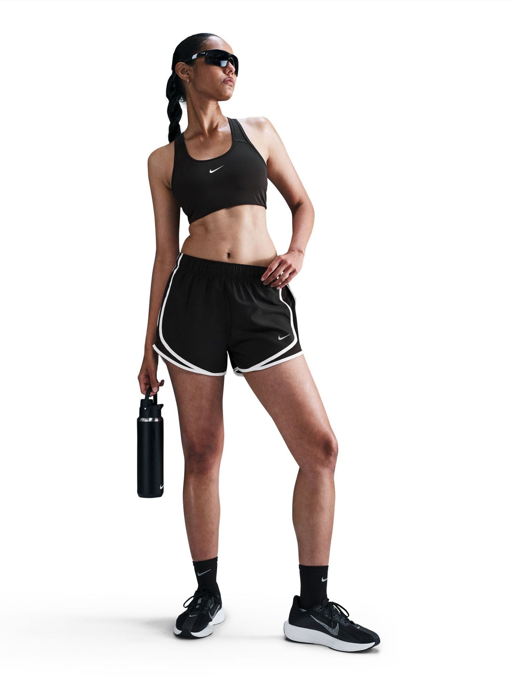 Next：日本 ブラック - Nike Tempo Dri-FIT ミッドライズブリーフ