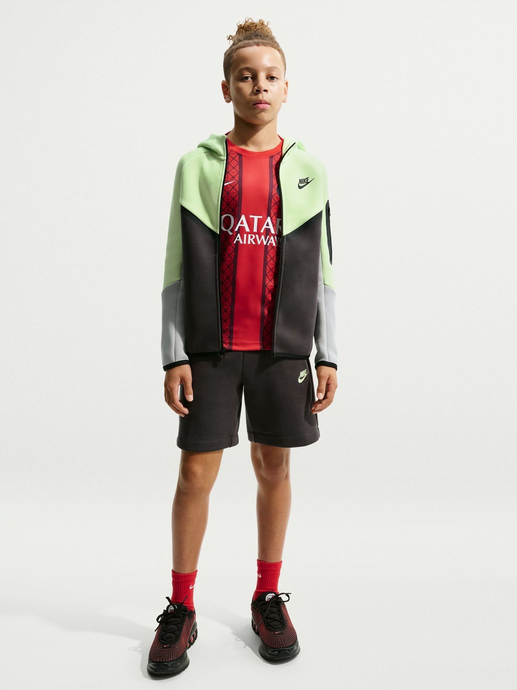 nike tech grey and yellow