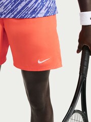 Nike Orange 7 Inch Court Victory Dri-FIT 9 inch Tennis Shorts - Image 5 of 5