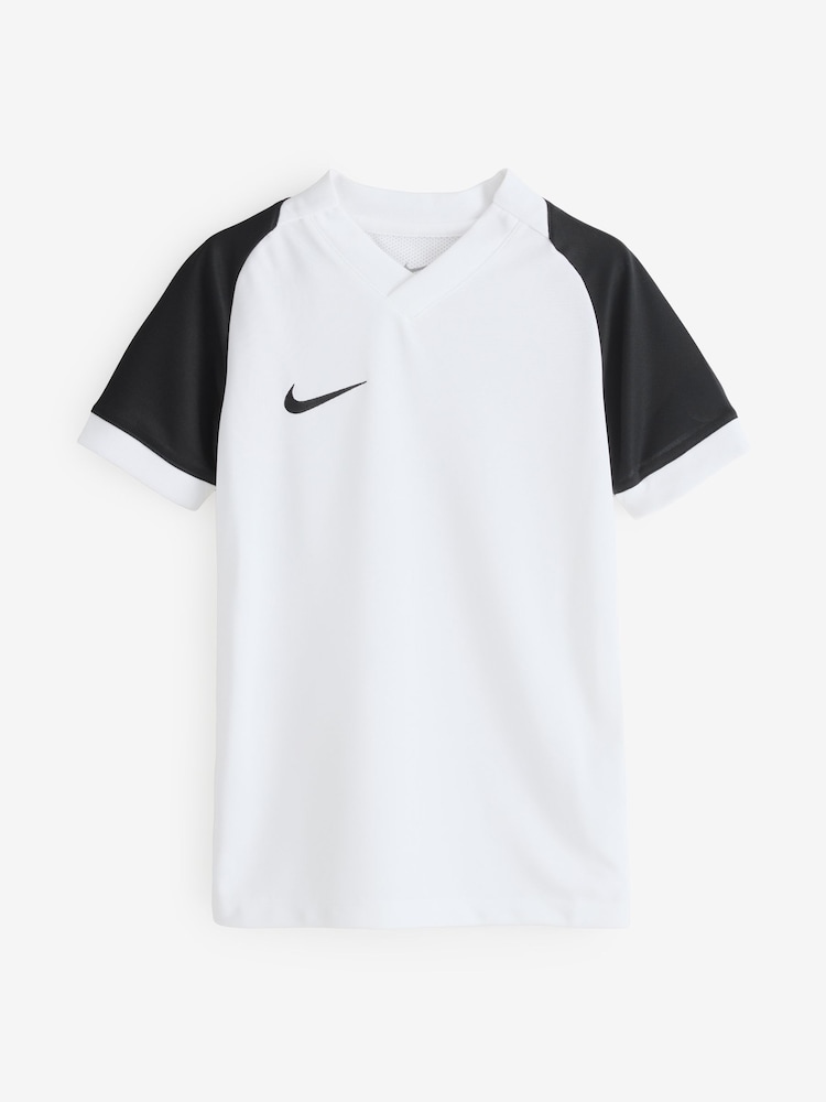 Nike White Dri-FIT Challenge VI Football T-Shirt - Image 1 of 1