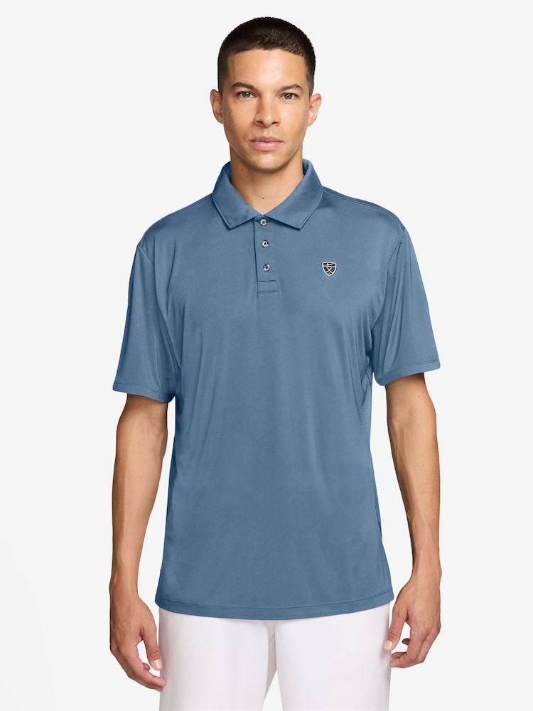 Nike Work Blue Dri-FIT PAR5 Golf Polo Shirt - Image 1 of 3