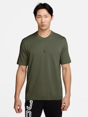 Zelená / černá - Tričko Jordan Sport Dri-FIT Jumpman - Obrázek 1 z 3