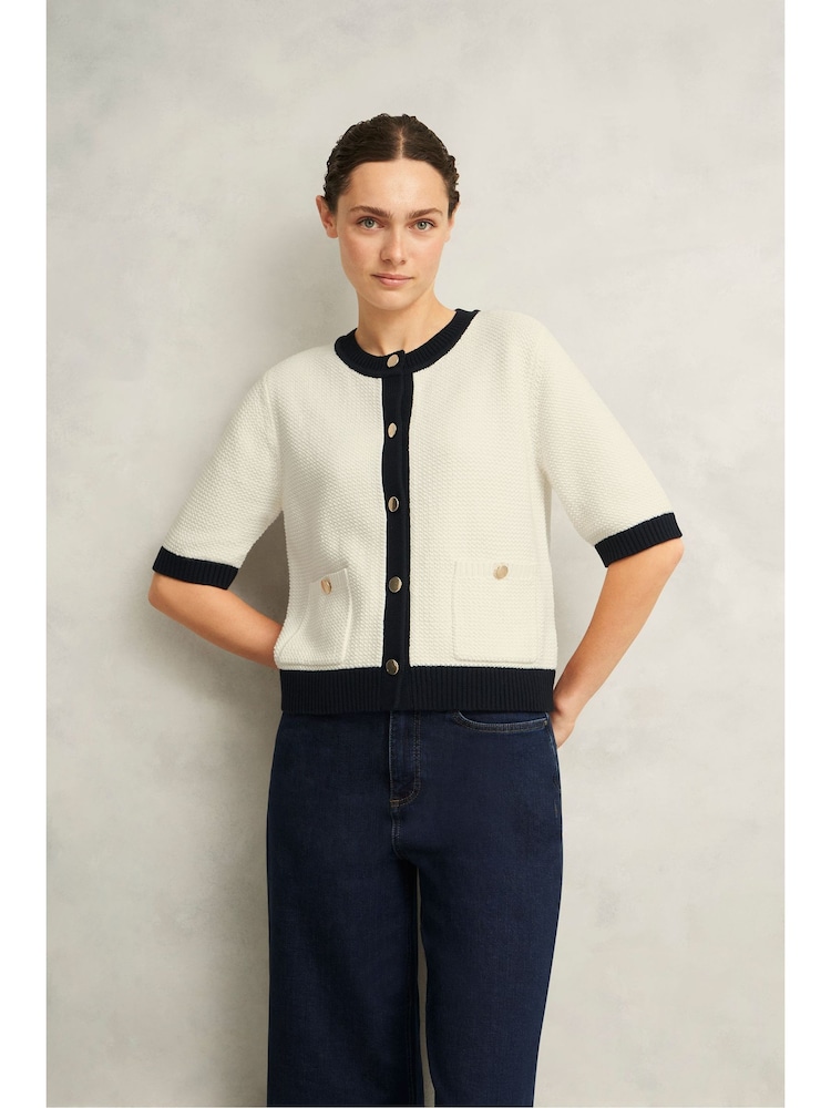 Hobbs White Emily Cardigan - Image 2 of 8