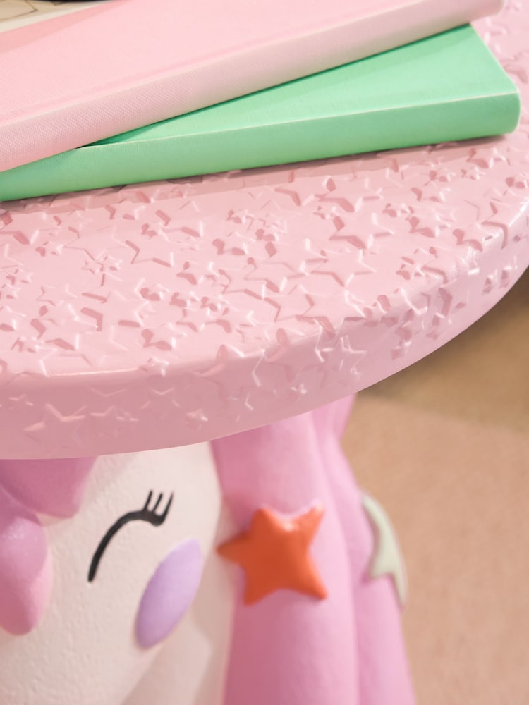 Pink Unicorn Bedside Table - Image 3 of 3