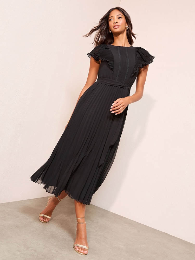 knee length dresses for ladies Marjorie Formal Chiffon Sleeve Midi Dress main image 0