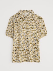 Seasalt Cornwall Yellow Embrace Short Sleeve Shirt - Image 4 of 6