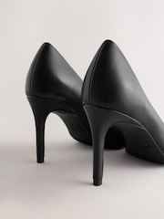 Black Forever Comfort® Leather Trim Court Heels - Image 10 of 10