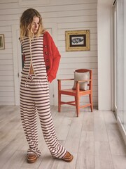 Red/Blue Stripe Ribbed Long Sleeve Pyjamas - Image 3 of 10