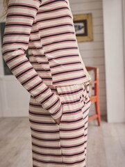 Red/Blue Stripe Ribbed Long Sleeve Pyjamas - Image 7 of 10