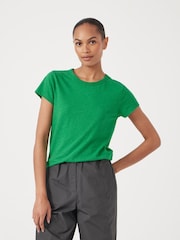 Hush Green Slim Fit Crew T-Shirt - Image 1 of 6