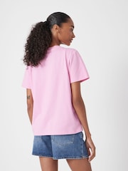 Hush Pink Le Soleil Slogan T-Shirt - Image 2 of 5