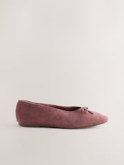 Pink Forever Comfort® Suede High Cut Ballet Flats - Image 8 of 10
