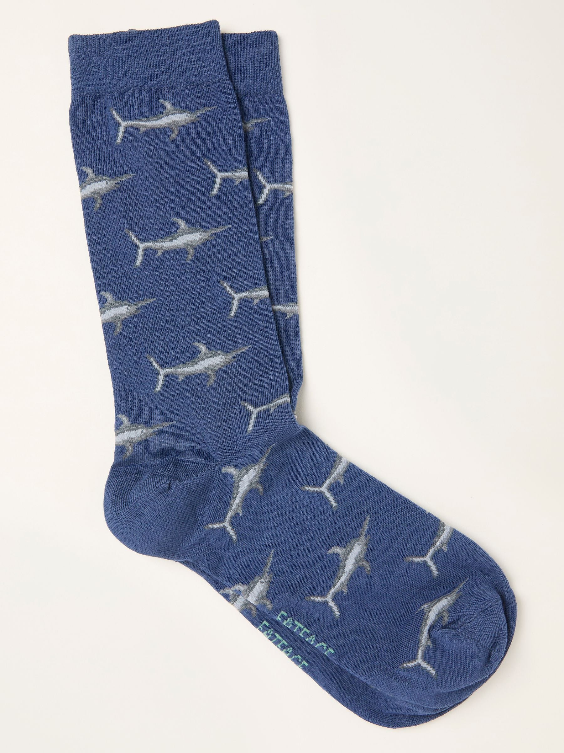 Fat Face - Men's Socks - Cotton Blend - Blue