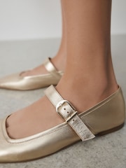 Gold N. Premium Leather Mary Jane Shoes - Image 5 of 5