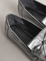 Pewter - N. Premium Ruched Bow Loafer - 10ичинен 8 сүрөт