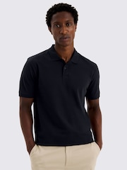 MOSS Green Pique Polo Shirt - Image 1 of 4