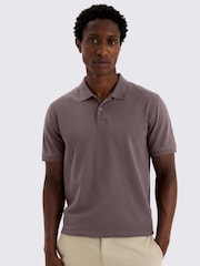 MOSS Green Pique Polo Shirt - Image 1 of 3