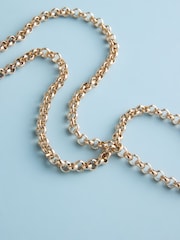 Gold Tone Tabitha Simmons X Next Violet T Bar Long Necklace - Image 5 of 7