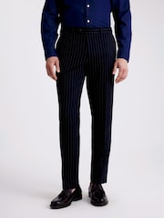 Calça MOSS MOSS Slim Fit Listras Azuis - Imagem 1 de 1