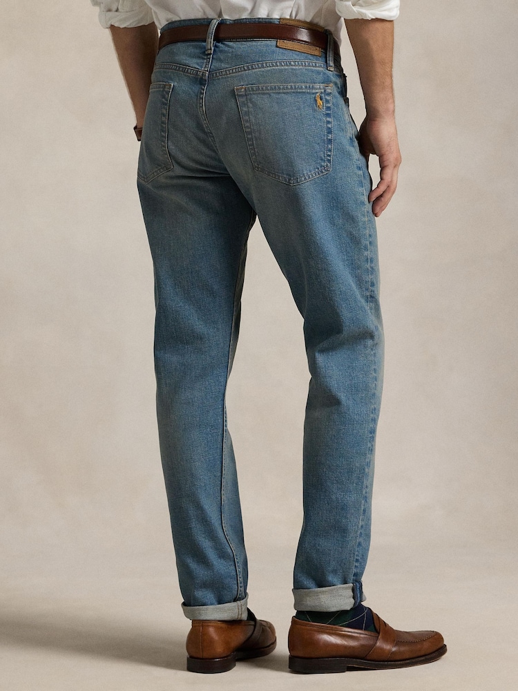 Polo Ralph Lauren Blue Dixon Stretch Parkside Act-Full Length-Straight Jeans - Image 2 of 6 Polo Ralph Lauren Blue Dixon Stretch Parkside Act-Full Length-Straight Jeans - Image 2 of 6