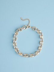 Gold/Silver Tone Tabitha Simmons X Next Lyra Chunky Chain Necklace - Image 1 of 4