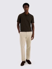 MOSS Green Pique Polo Shirt - Image 2 of 4