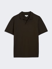 MOSS Green Pique Polo Shirt - Image 4 of 4