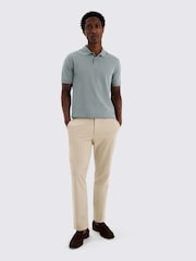 MOSS Green Pique Polo Shirt - Image 2 of 4