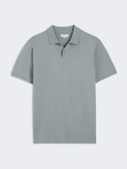 MOSS Green Pique Polo Shirt - Image 4 of 4