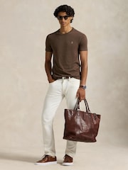 Polo Ralph Lauren Nutmeg Brown Heather Short Sleeve T-Shirt - Image 4 of 4