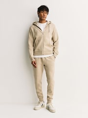 Polo Ralph Lauren Tuscan Beige Heather Long Sleeve Zip-Up Hoodie - Image 2 of 6