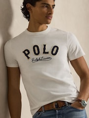 Polo Ralph Lauren Deckwash White Knit T-Shirt - Image 4 of 6