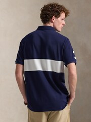 Polo Ralph Lauren Cruise Navy Knit Polo Shirt - Image 2 of 8