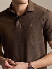 Polo Ralph Lauren Nutmeg Brown Heather Long Sleeve-Knit Shirt - Image 3 of 4
