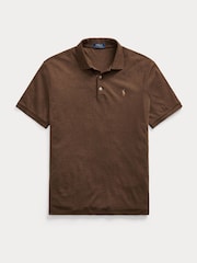 Polo Ralph Lauren Nutmeg Brown Heather Short Sleeve Polo Shirt - Image 7 of 7