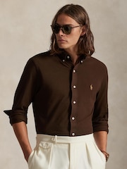 Polo Ralph Lauren Dark Beech Long Sleeve Knit Shirt - Image 1 of 7