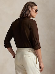 Polo Ralph Lauren Dark Beech Long Sleeve Knit Shirt - Image 2 of 7