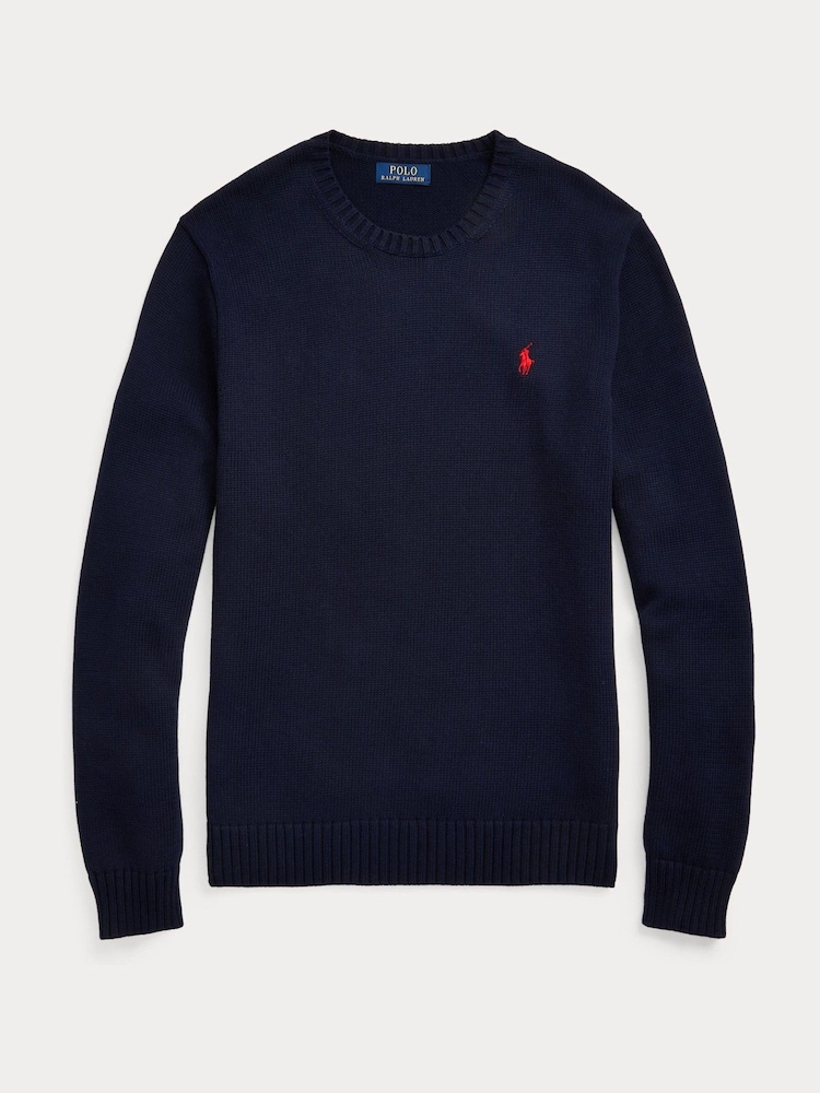 Polo Ralph Lauren Hunter Navy Long Sleeve Sweater - Image 8 of 8