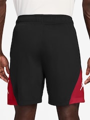 Negro/Rojo - Jordan Nike Sport Brushed Back Shorts - Imagen 2 de 4