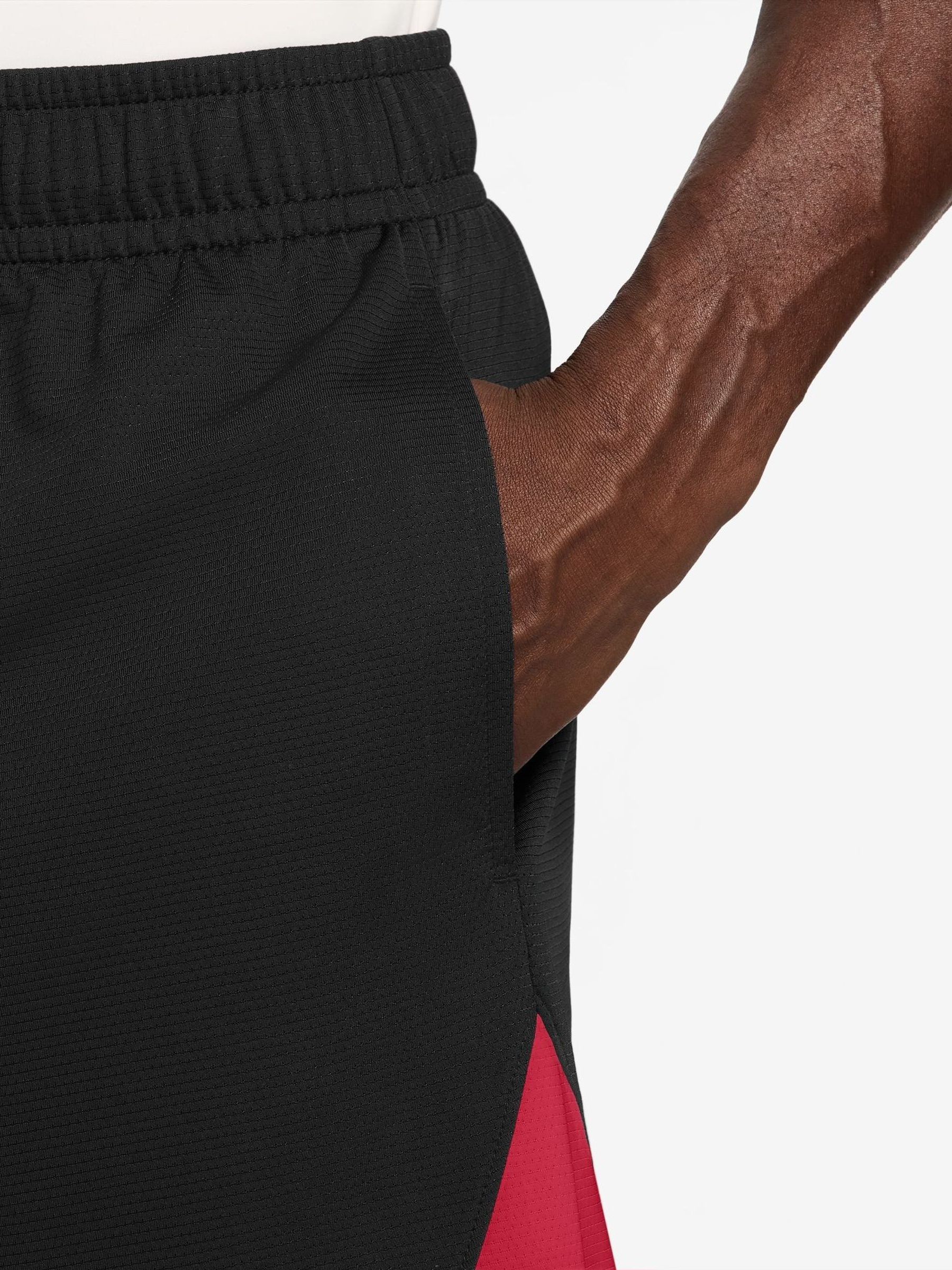 Buy Black/Red - Jordan Nike Sport Brushed Back Shorts from Next Japan
