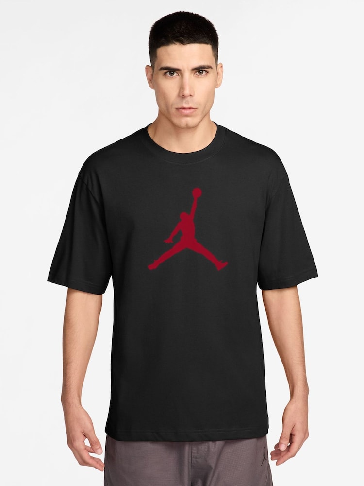 Černá / červená - Grafické tričko Jordan Air Jumpman - Obrázek 1 z 3