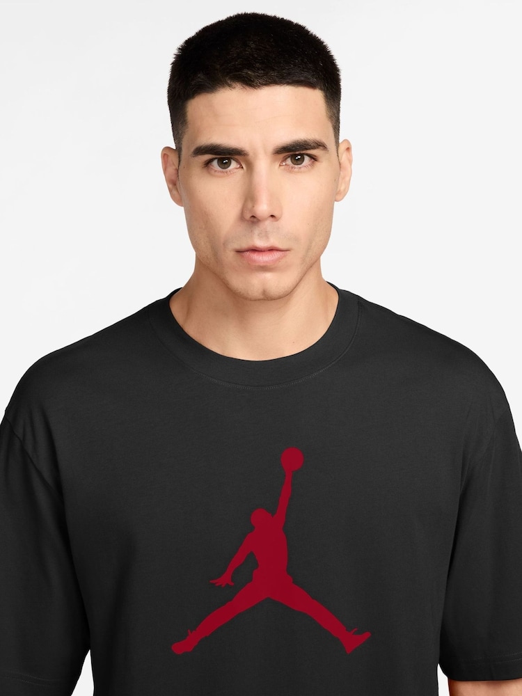 Černá / červená - Grafické tričko Jordan Air Jumpman - Obrázek 3 z 3